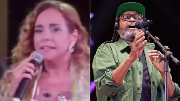 Daniela Mercury acusa Edson Gomes de violência doméstica ao vivo e regueiro rebate: Que ela prove