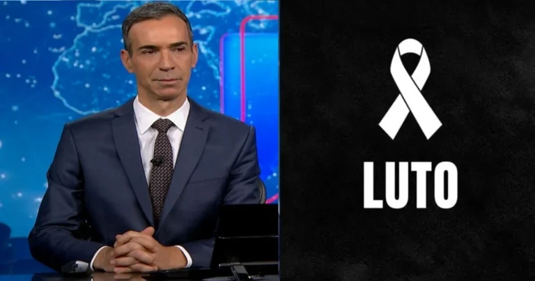 César Tralli se levanta da cadeira para anunciar triste notícia no JN: ‘Lamentamos…’