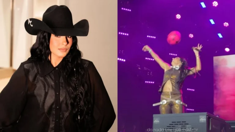 Ana Castela mostra habilidades com bola durante show; confira