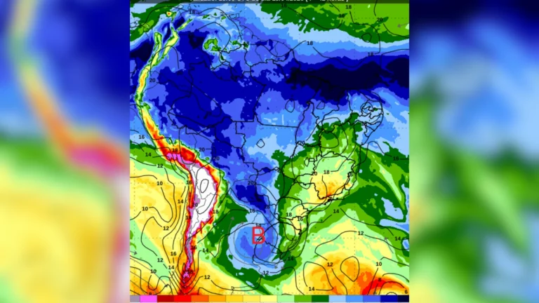 Frente fria traz chuva e ventos fortes para o Centro Oeste e Sul do país