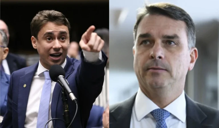 Nikolas não fica calado e se manifesta sobre áudio de Flávio Bolsonaro enviado para Vorcaro