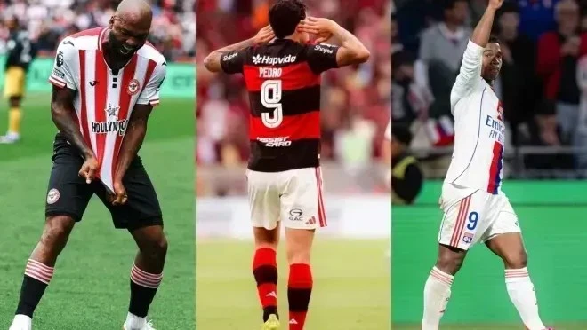 Brasileiros se destacam no mundo e acirram disputa pela camisa 9 na Copa