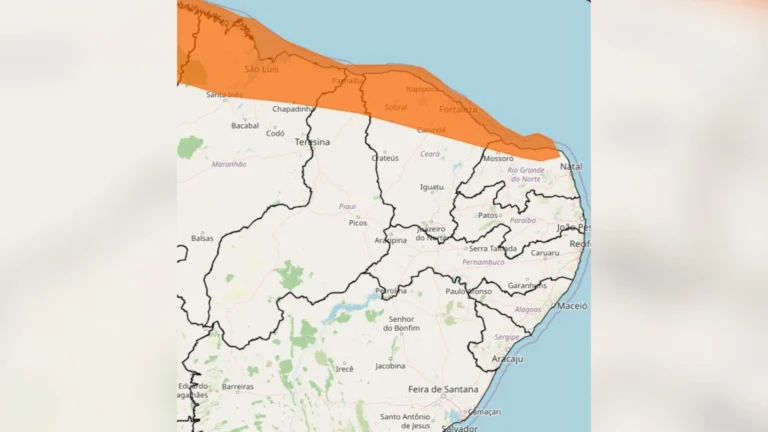 Ceará tem alerta para chuvas intensas nesta semana; veja regiões afetadas