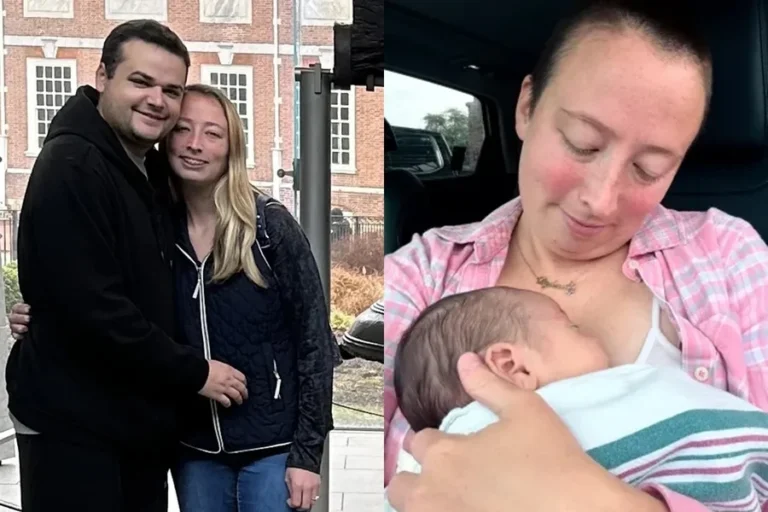 Viúva realiza sonho e tem filho do noivo morto há 3 anos