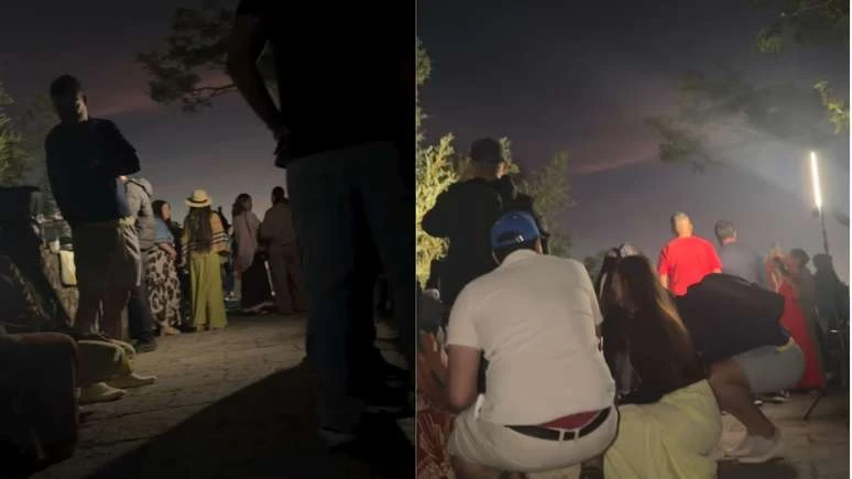 'Terror no RJ': vídeo mostra grupo buscando abrigo em mirante durante tiroteio no Rio