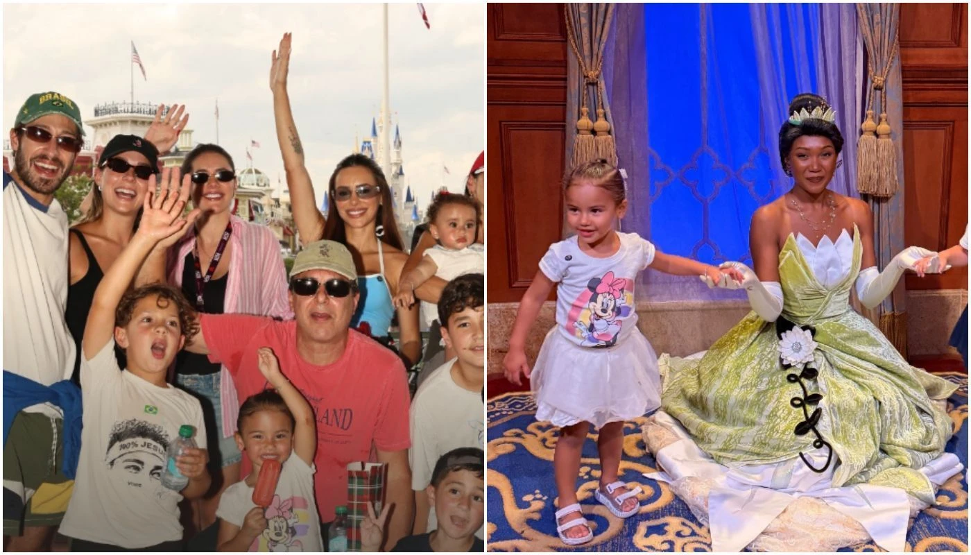 Ex e atual de Neymar curtem Disney juntas antes de possível estreia na Copa