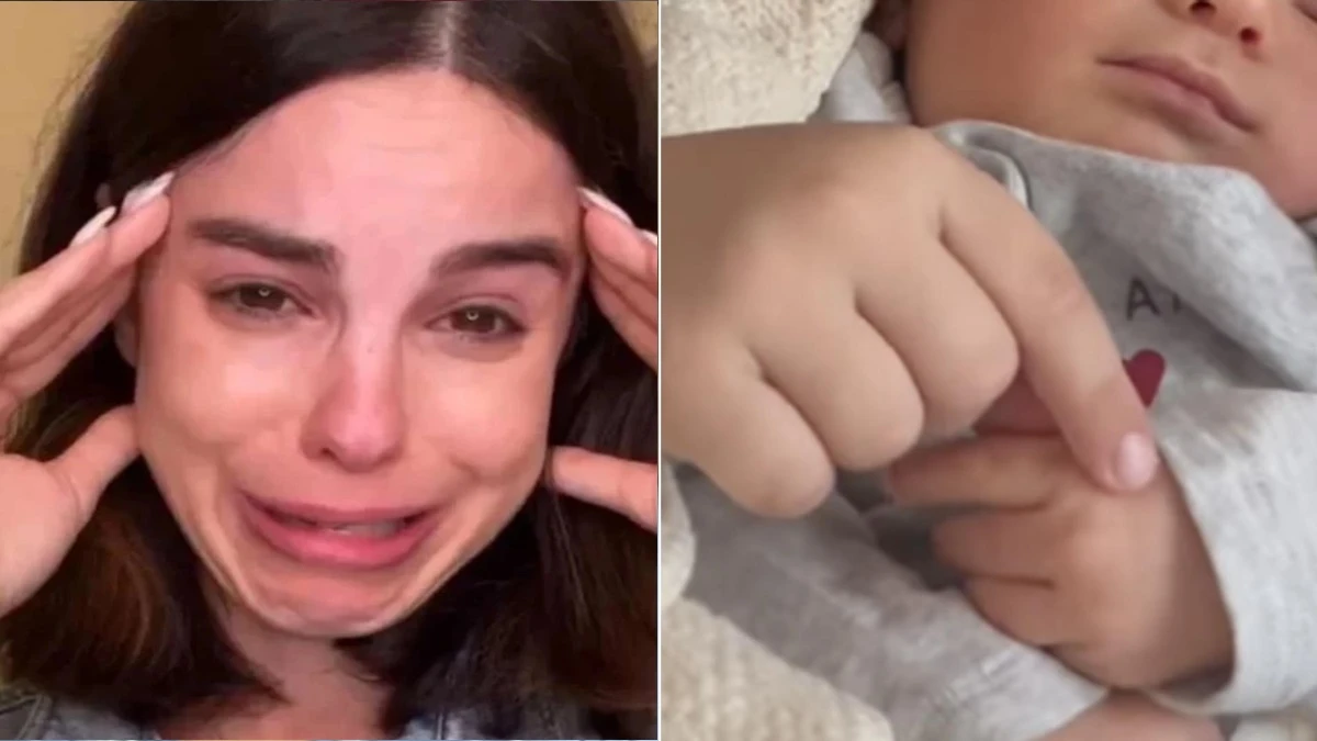Sthefany Brito entra em pânico após filho recém-nascido passar por situação delicada