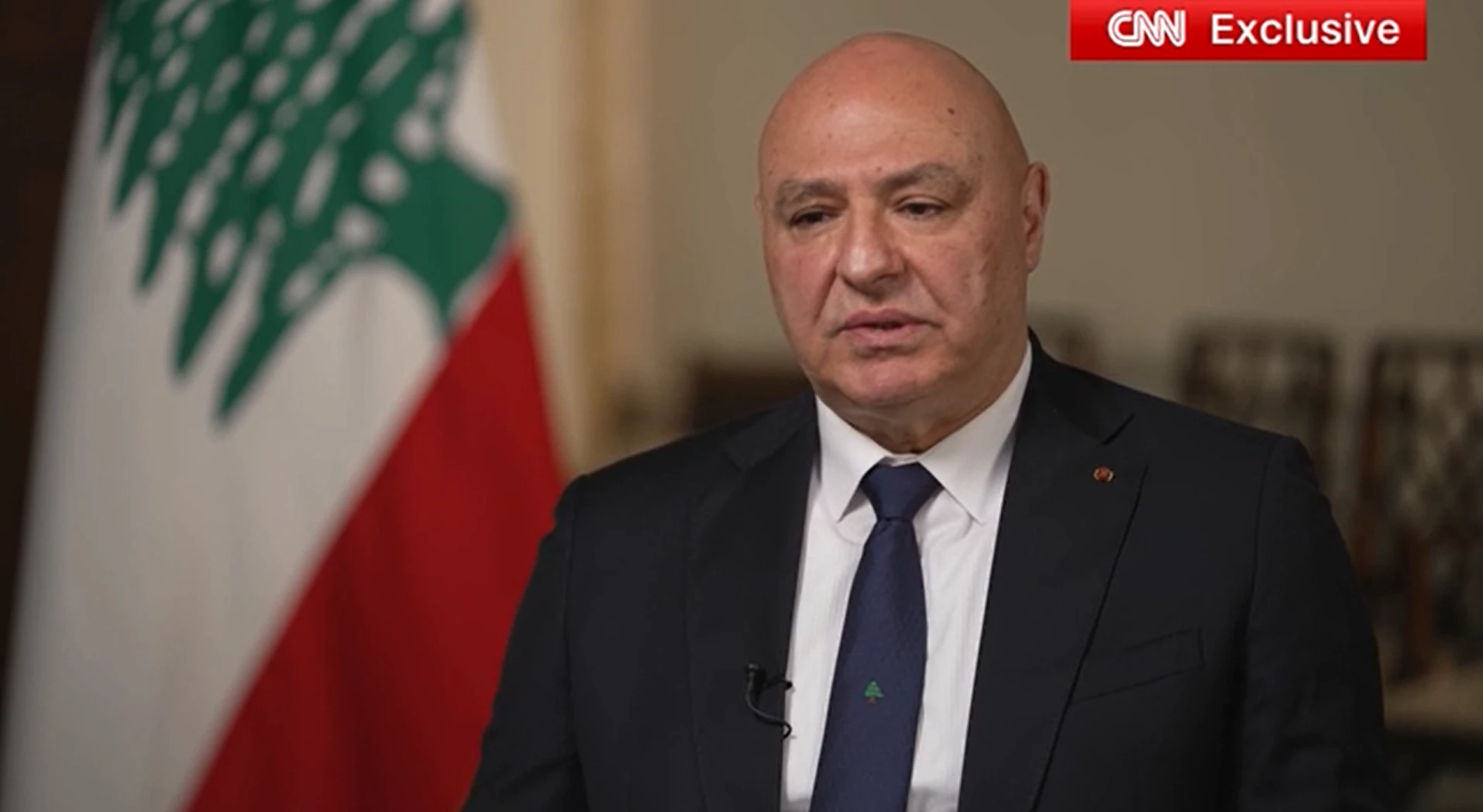 À CNN, presidente do Líbano faz alerta ao Irã: 