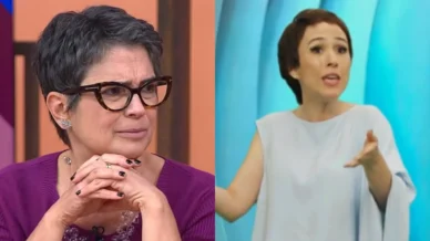 Sandra Annenberg reage à imitação de Tata Werneck em programa de humor