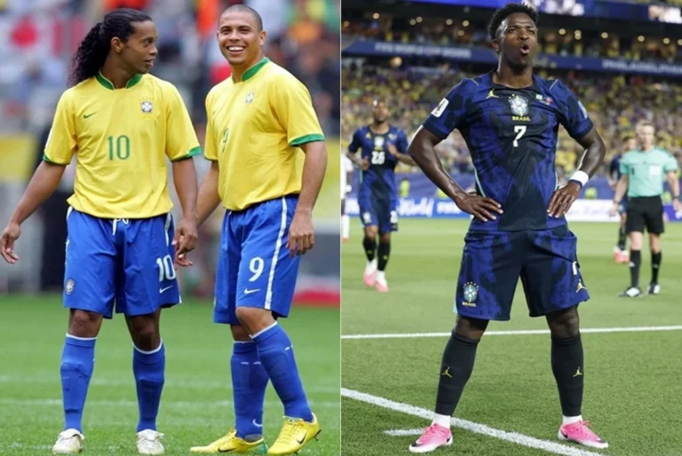 Vini Jr. supera marcas de Ronaldinho Gaúcho e Romário em Copas e entra para a história