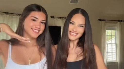 Adriana Lima ganha transformação no visual para parecer filha: “Gêmeas”