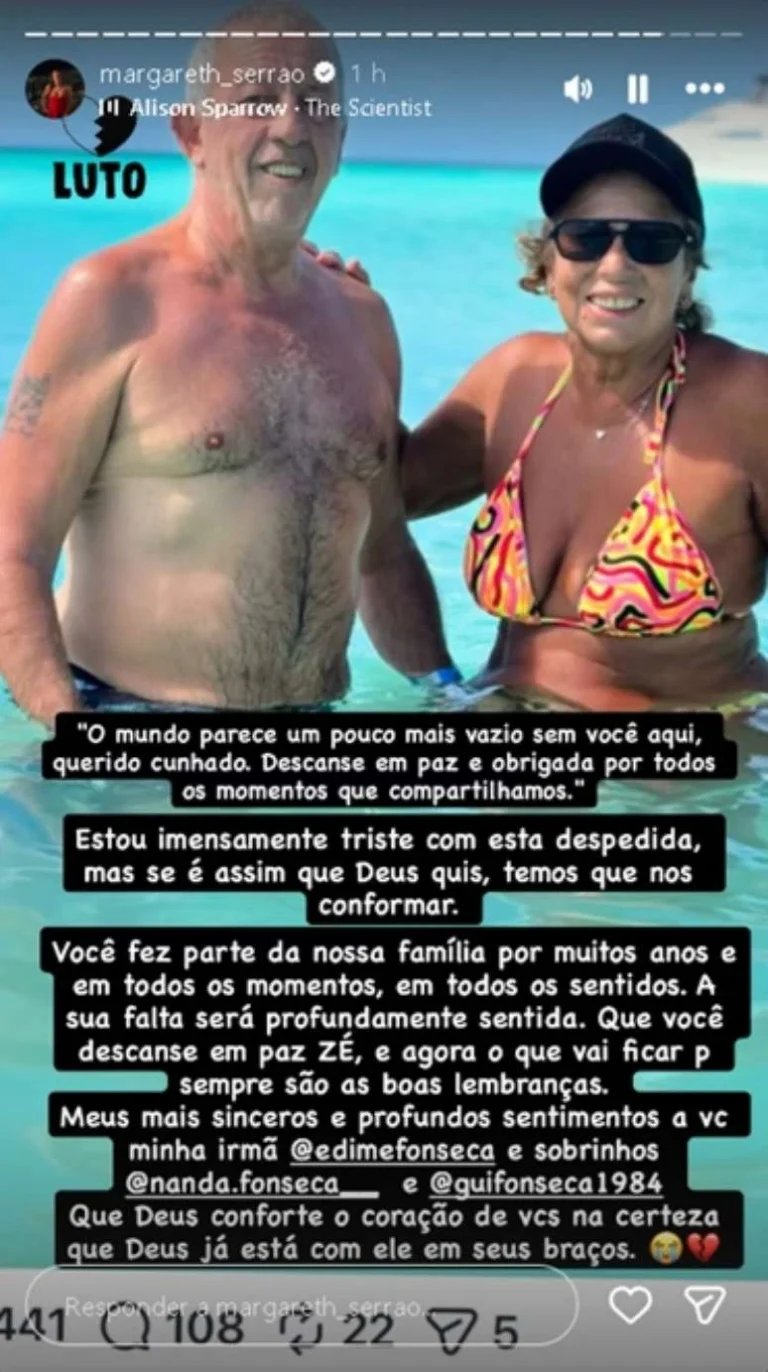 Mãe de Virginia surge abalada com morte na família: ‘O mundo parece um pouco mais vazio’