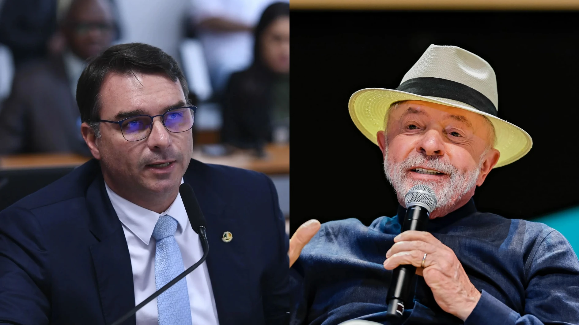 Quaest em SP: Flávio tem 40% e Lula, 35% no 2º turno