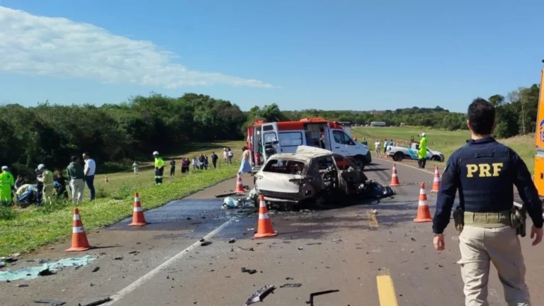 Motorista morre após causar acidente com ultrapassagem em rodovia no Paraná