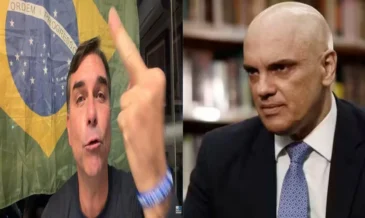 Vídeo: Flávio xinga Moraes após drástica medida contra Bolsonaro