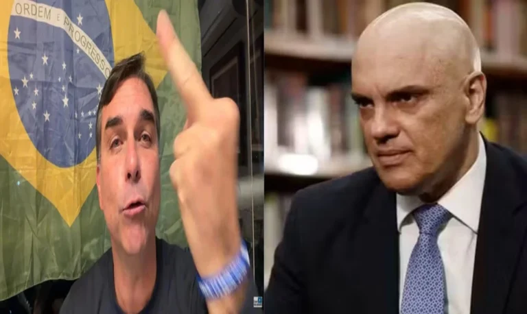 Vídeo: Flávio xinga Moraes após drástica medida contra Bolsonaro