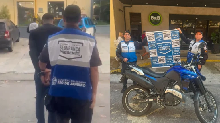 Polícia prende motociclista após perseguição em Copacabana