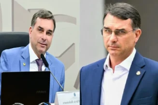 Flávio Bolsonaro quebra protocolo e detona lei Maria da Penha: 