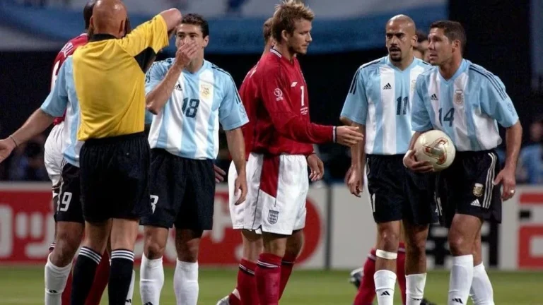 David Beckham já foi vilão e herói na rivalidade Inglaterra x Argentina