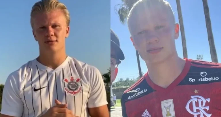 Rival do Brasil da Copa, Haaland já usou camisas do Flamengo e Corinthians