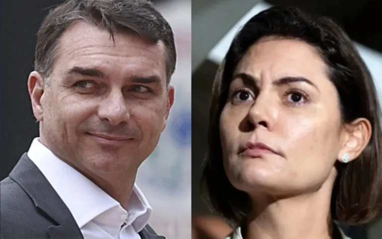 Flávio Bolsonaro dá duro golpe em Michelle Bolsonaro; entenda