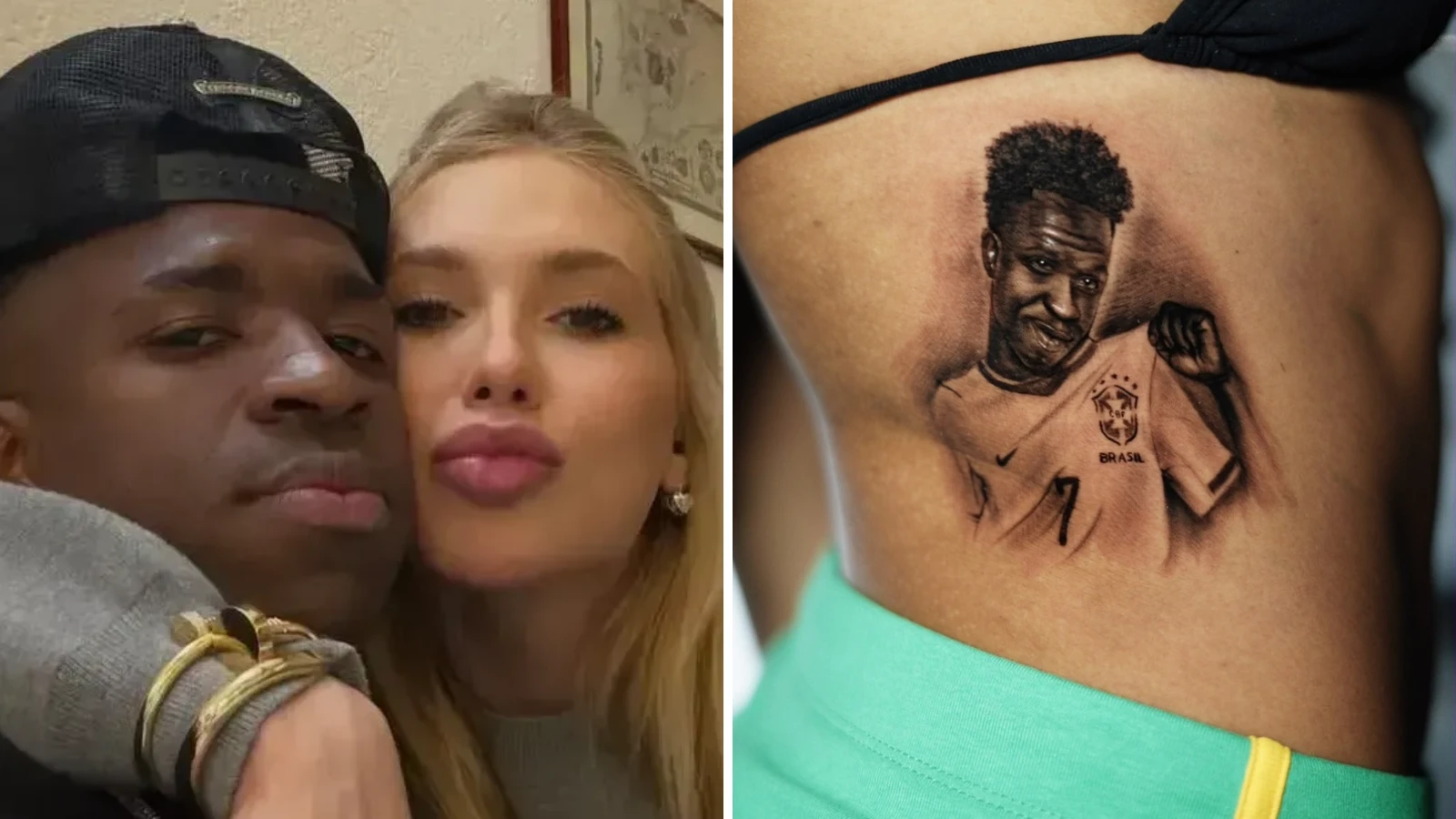 Influencer que fez tatuagem de Vini Jr. relata ataques de fãs de Virgínia