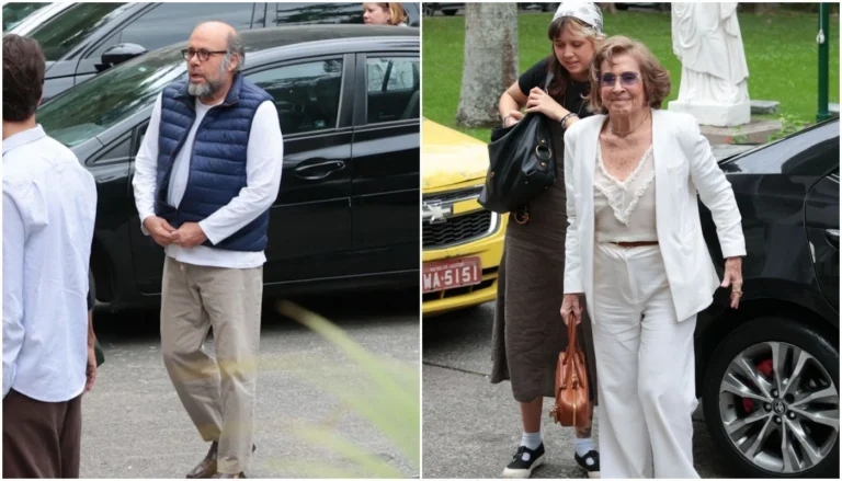 Famosos marcam presença no velório de Luiz Carlos Barreto no Rio de Janeiro