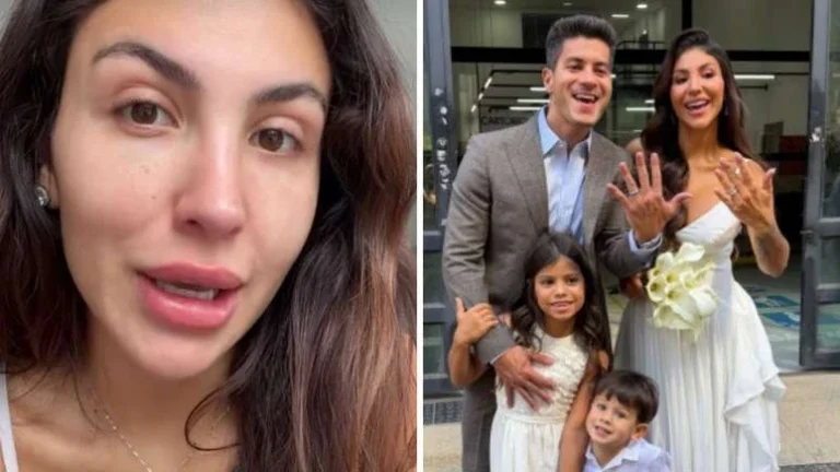 Medo do chifre? Esposa de Arthur Aguiar revela condição para se casar na igreja: ‘Ele está caído’