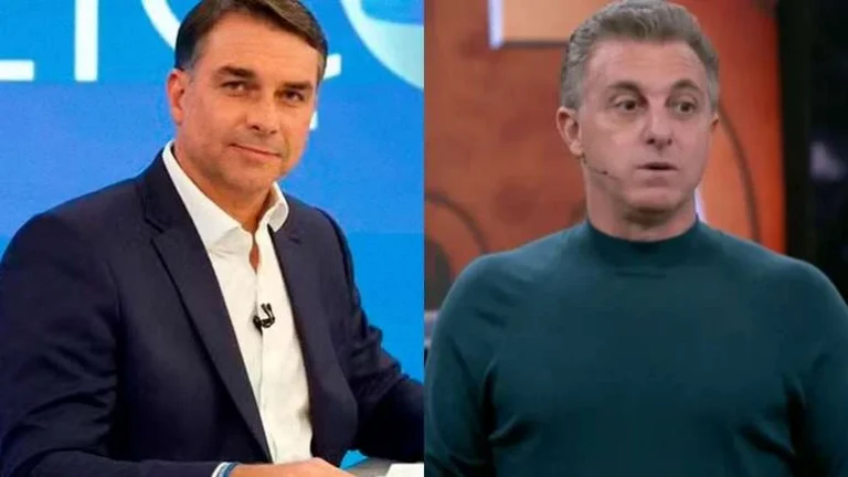 Flávio Bolsonaro entrega ‘podre’ de Luciano Huck e gera climão no ‘Jornal Nacional’