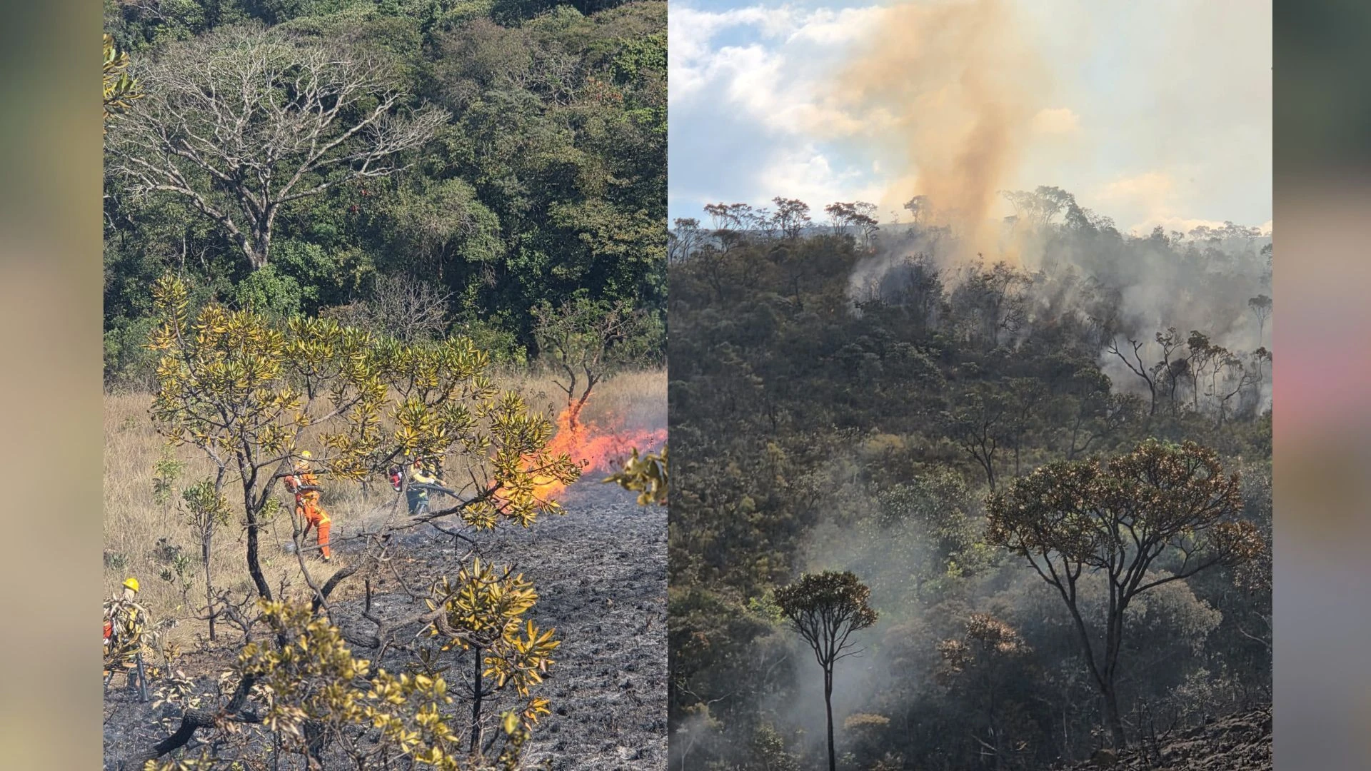 BH registra segundo incêndio após 10 dias na região da Serra do Gandarela 