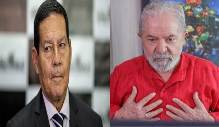 Mourão declara apoio a projeto de Lula e faz forte desabafo: “Vão me chamar de traidor”