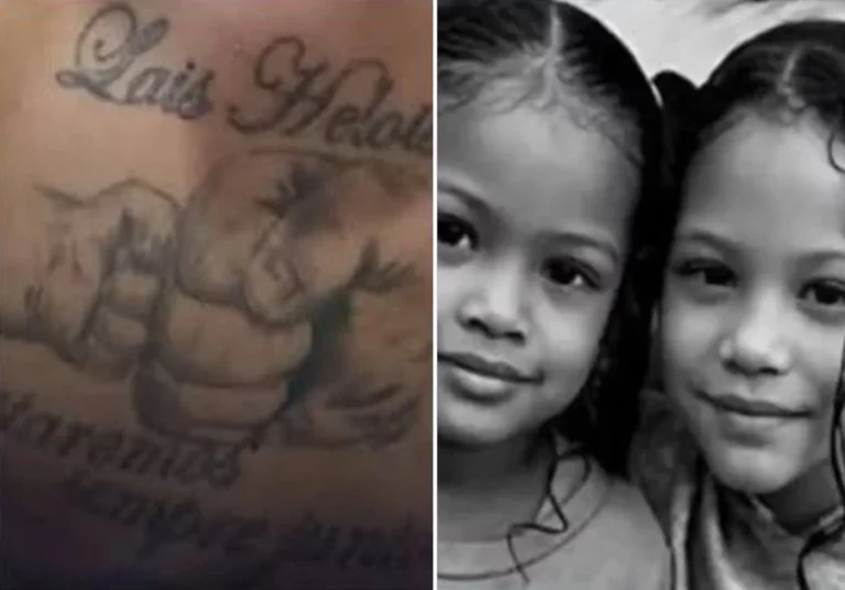 Antes da tragédia, pai tatuou no peito os nomes das filhas: “Estaremos sempre juntos”
