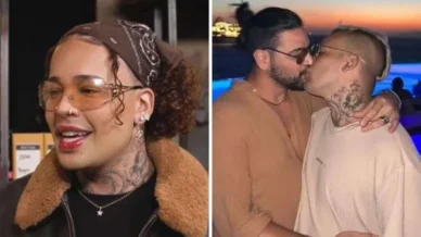 Gloria Groove revela que vive relacionamento aberto há 11 anos com o marido: 'Funciona bem'