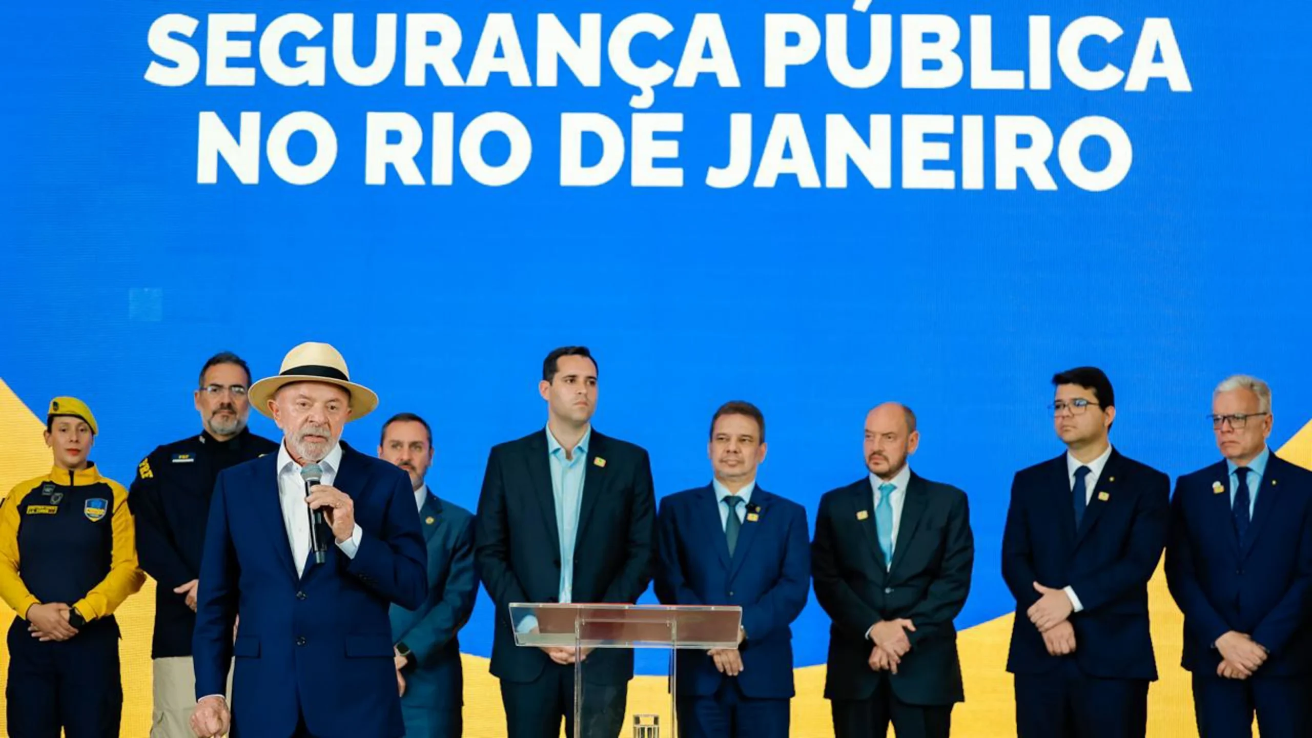 No Rio, Lula reforça defesa da PEC da Segurança e atuação policial