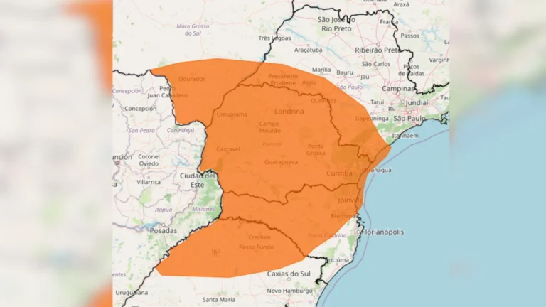 Ciclone atinge Santa Catarina neste fim de semana, com ventos de até 100km