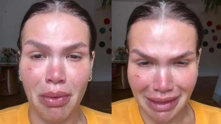 O que aconteceu? Thais Carla surge aos prantos e deixa fãs assustados