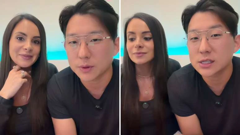 Pyong Lee e Natália Nasser revelam nome inusitado da filha e são detonados: 'Vai sofrer bullying'