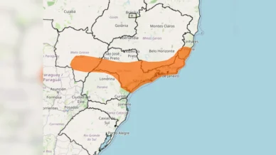 Inmet emite novo alerta de perigo para chuvas em SP, RJ e MG