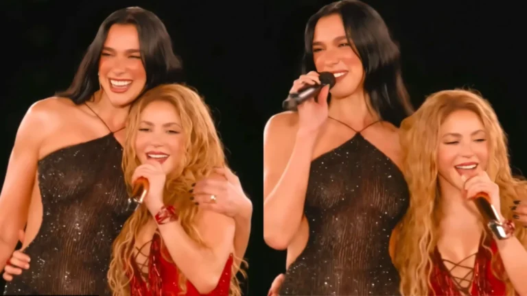 Dua Lipa e Shakira dividem palco na Espanha e cantam clássico “Antología”